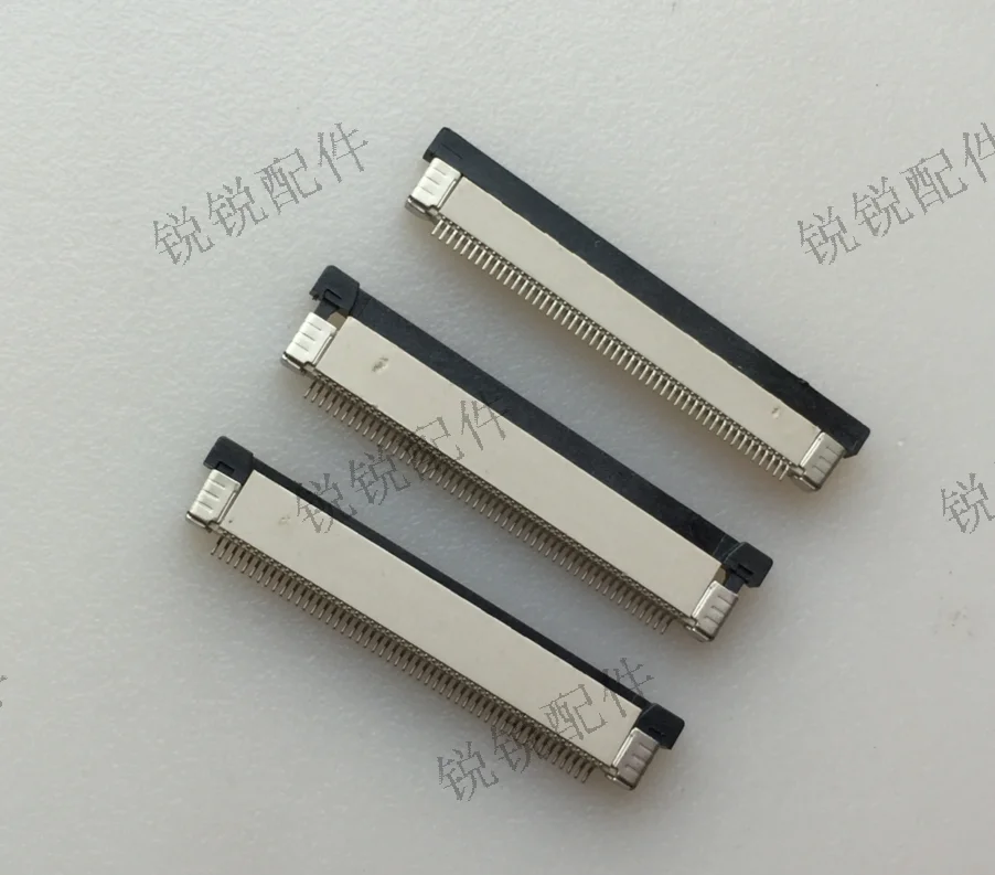 FPC/FFC connector 0.5 MM H2.0 50P soft wire socket on the drawer connector