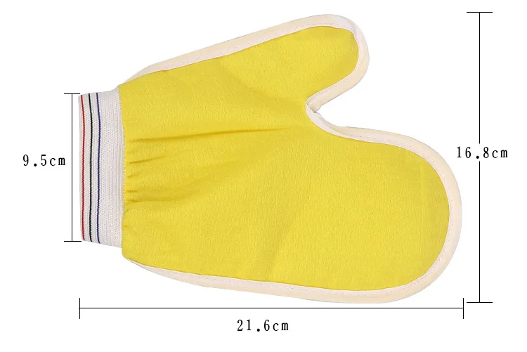 

1pc Exfoliating Peeling Shower Exfoliator Two-sided Bath Glove Body Cleaning Scrub Mitt Rub Dead Skin Removal Bath Shower wash