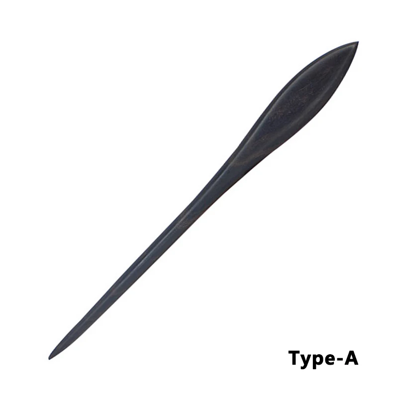 

Handmade Chinese Ebony Tweezers Hair Accessories Clothing Accessories EDC Self Defense Headdress Anti-wolf Tool Shoft Wood Stick