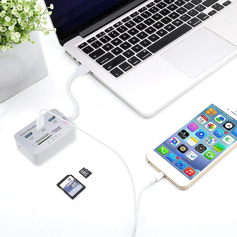 USB C HUB 3 0 1 Multi Splitter Port Sd Card Reader для Macbook Air компьютера ПК ноутбука аксессуары