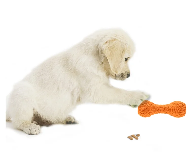 

IQ Treat Toy Interactive Food Dispensing Toy Durable Puzzle Ball For Dog Playing, Chewing, Tooth Cleaning
