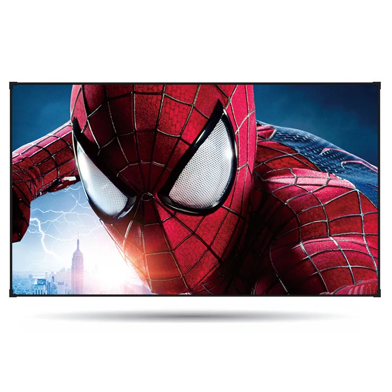 3D Metal Anti Light ALR Projector Screen 1cm Ultra Narrow Border Slim Frame Projection 4K/8K Supported Metallic Flexible | Электроника