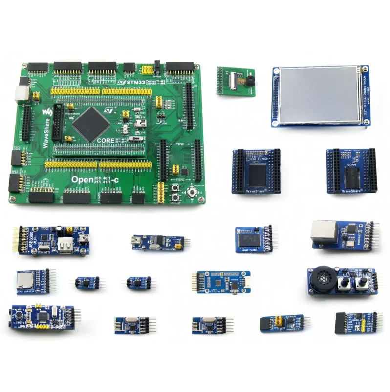 Плата разработки ARM STM32 STM32F407IGT6 + экран 3 2 дюйма 320x240 сенсорный ЖК дисплей 16 модулей