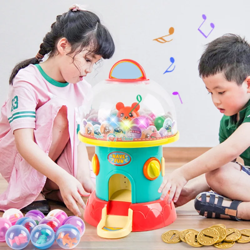 

Automatic Gashapon Machine Interactive Play House Toys Lottery Machine Birthday Gift Children'S Puzzle Game Machine