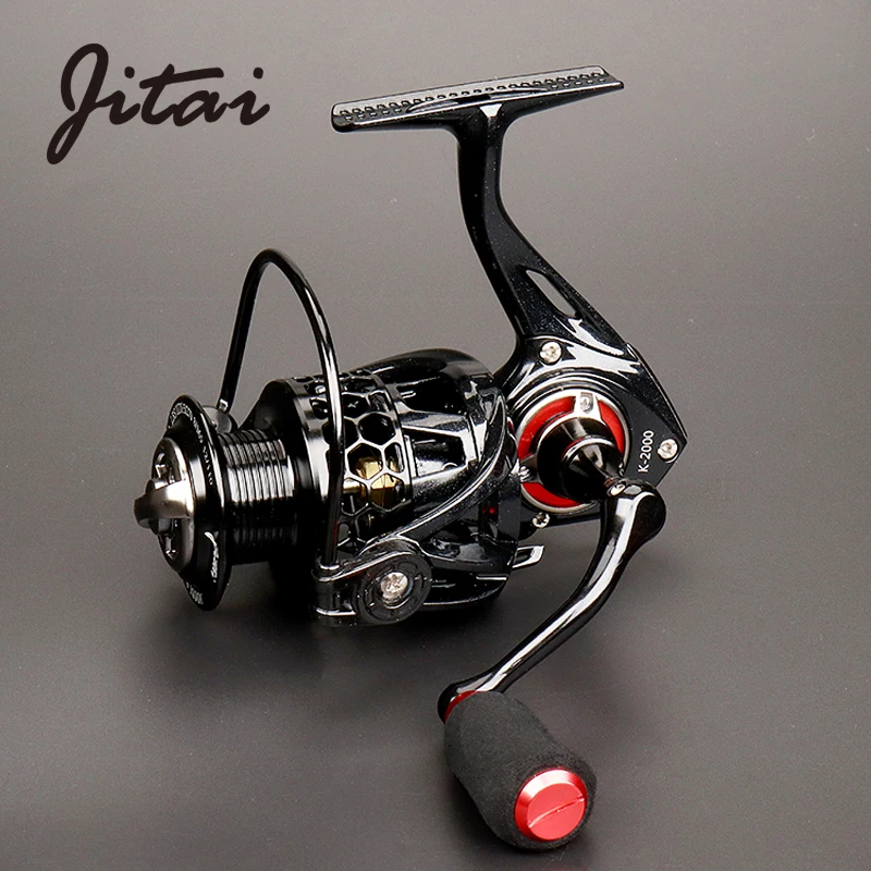

JITAI Spinning Reel with Free Spool 10+1BBs Lightweight CNC Aluminum Spool Saltwater Wheel Carp Fishing Reels Carretilha