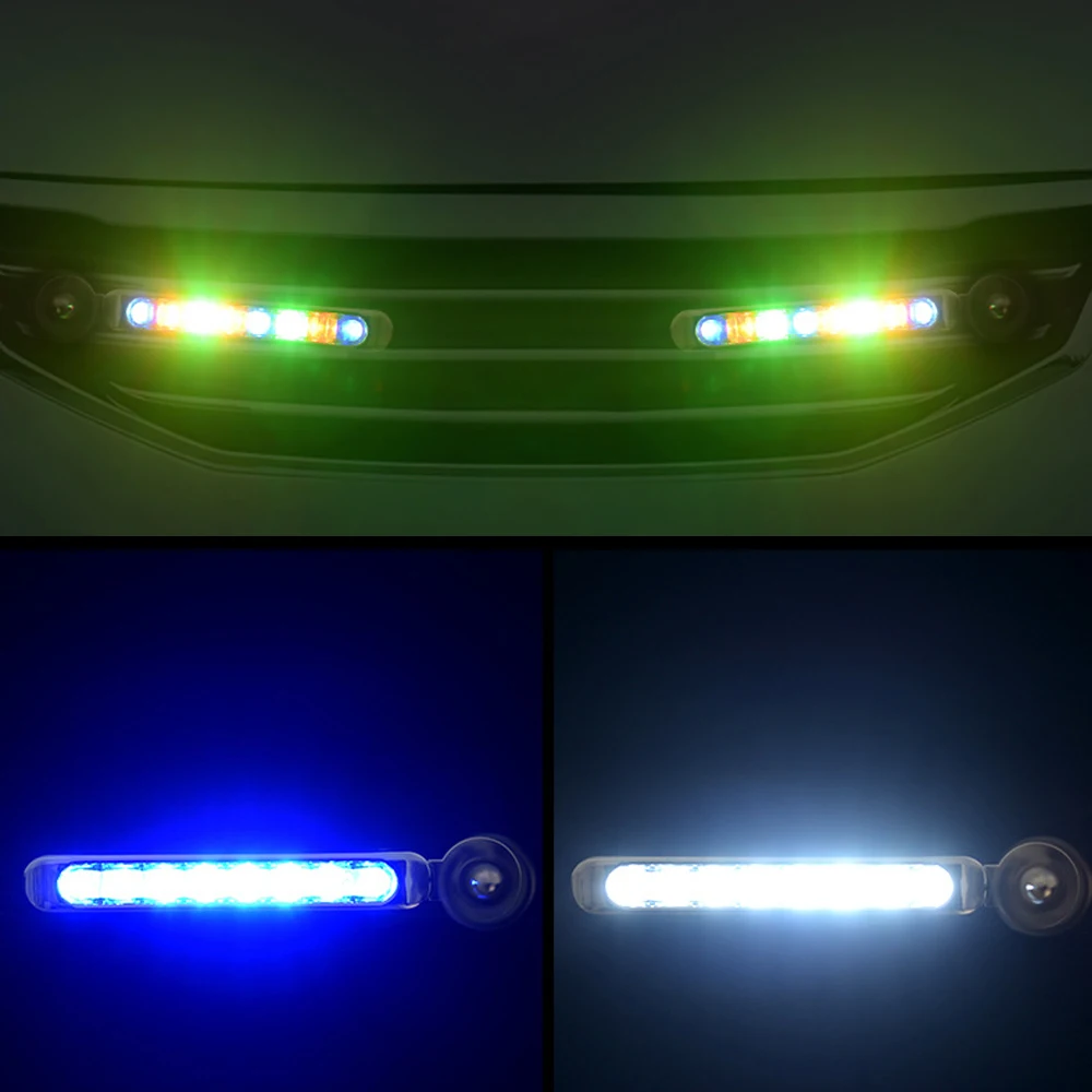 

2pcs Daytime Running Light Without External Power Supply for Car 8 LED Daytime Running Light Headlamp Lamp 2020 New