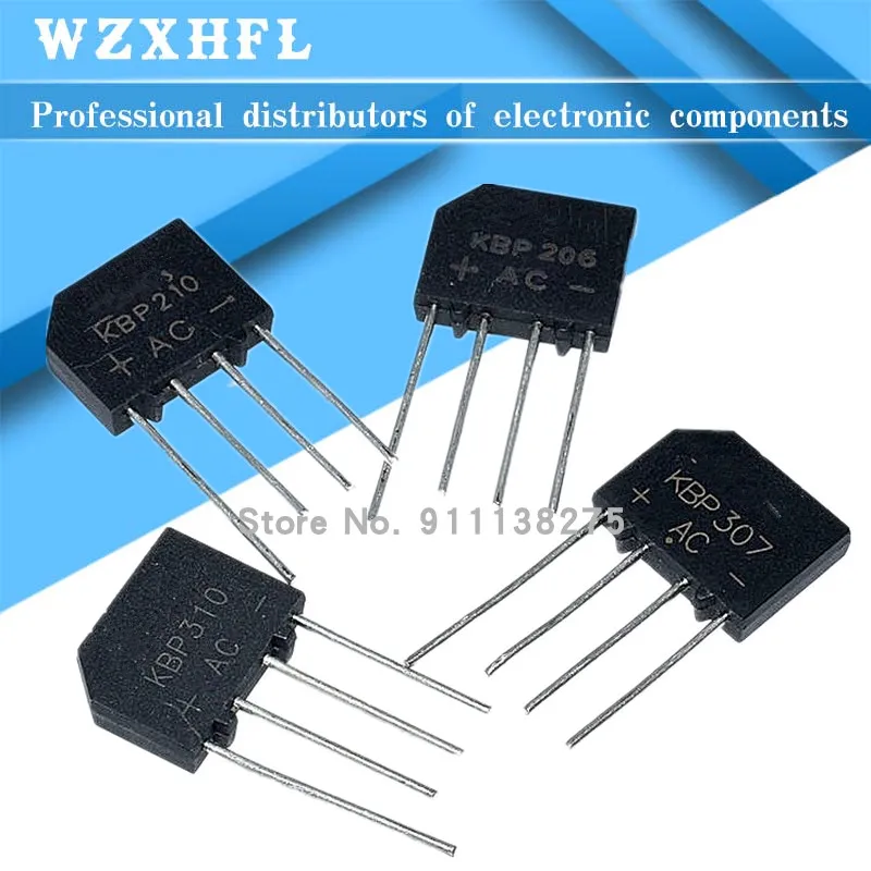

10pcs/lot New KBP206 KBP210 KBP307 KBP310 KBP410 bridge rectifier new and original IC