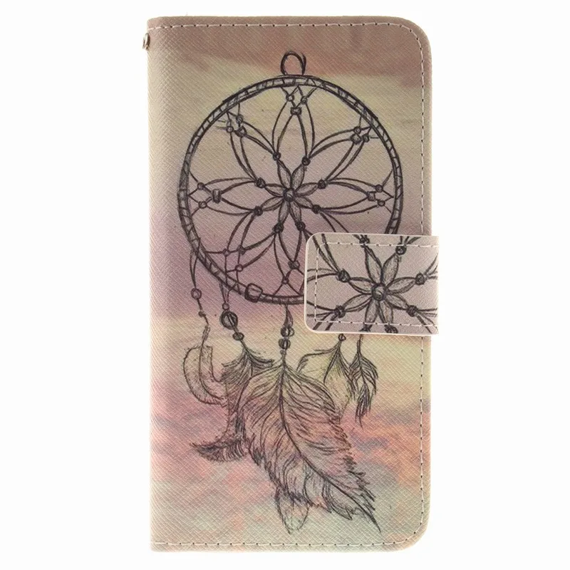 Dreamcatcher DEEVOLPO кожаный чехол-кошелек для huawei P10 P9 Lite Mini P8 Lite Y3 Y5 Y7 Honor 8 флип-чехол с тигром львом колокольчиком D09F - Цвет: Dreamcatcher