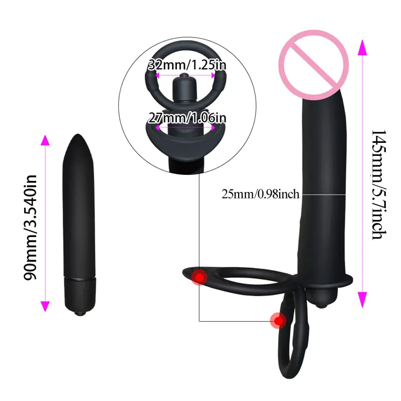 Анальная пробка вибратор для мужчин игрушки эротический секс магазин пенис ST272 |