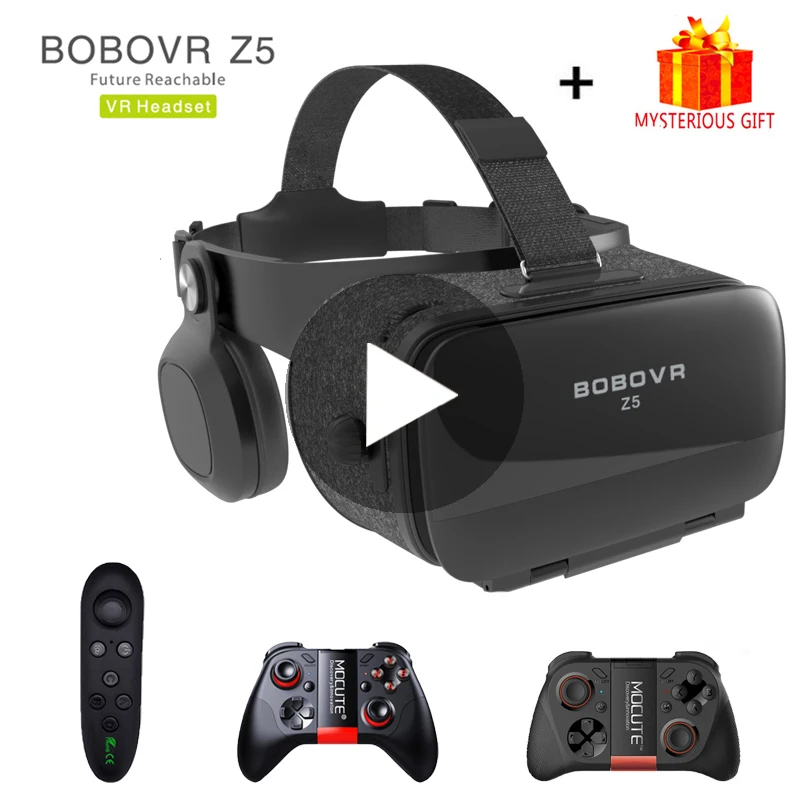 Очки виртуальной реальности Bobovr Z5 VR 3d гарнитура шлем для смартфонов бинокль