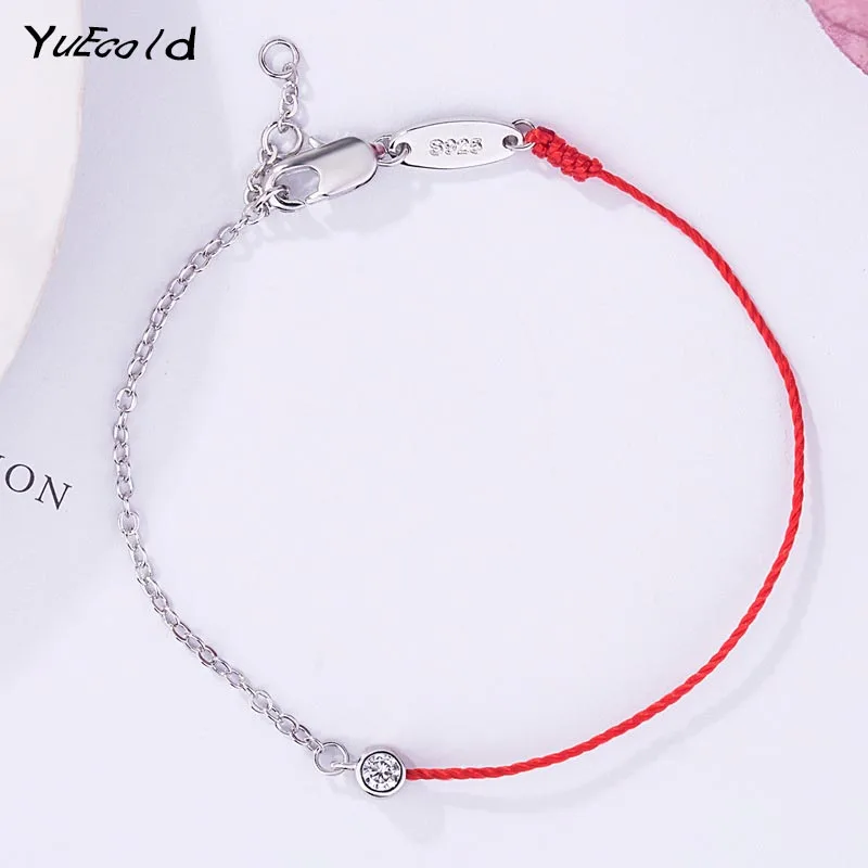 Браслеты женские из розового золота с цирконом на удачу | Украшения и аксессуары