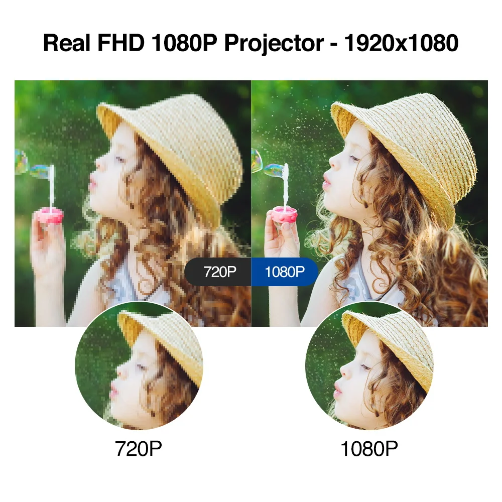 Full Hd проектор 1080 P домашний кинотеатр видео Led 6000 люмен беспроводной Airplay