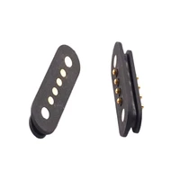 500pair magnet spring loaded pogo 4pin connector plug pitch 2 5mm through holes pcb mount male female 2a 36v dc max power charge