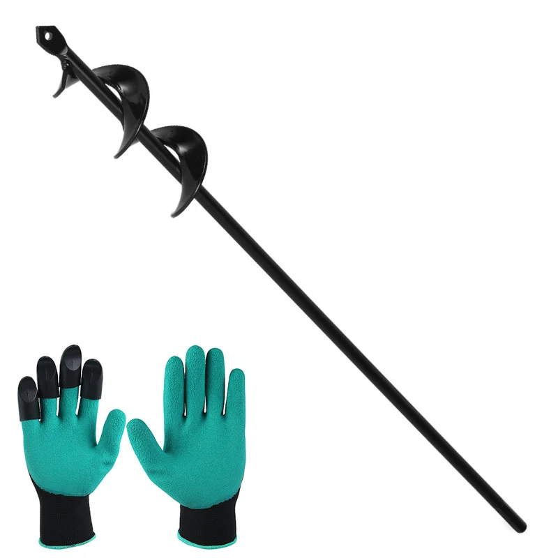 Земляной Бур сверла льда садовый спираль сверлильный станок бит цветок ящик для