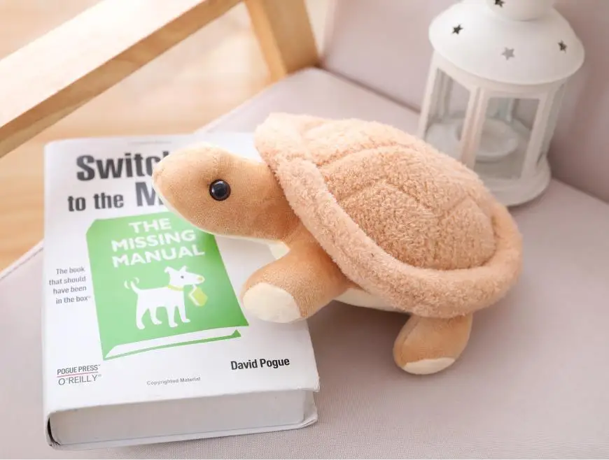 Turtle 30 см чучело желтый пустыня черепаха плюшевая имитация черепаха животных игрушки подарок на день рождения для детей - Цвет: Turtle