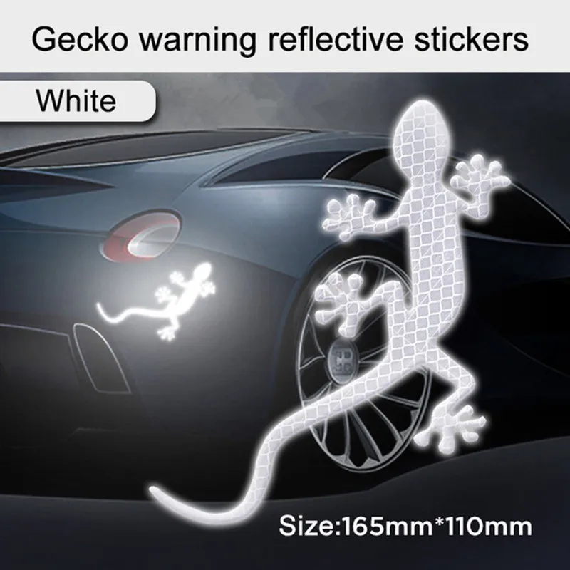 Автомобильная наклейка Gecko Refective стикер s Авто наклейки Предупреждение ющие и