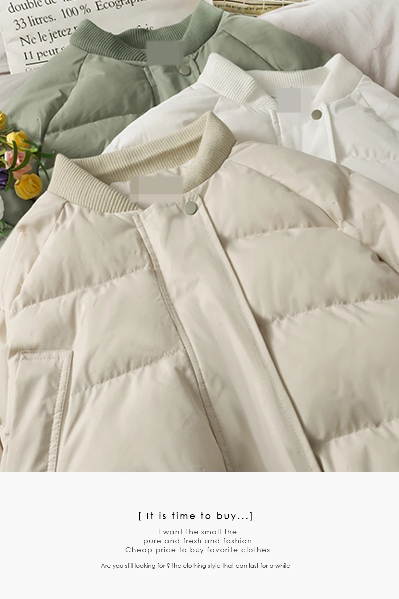 

2020 new fashion women's clothing Zipper winter jacket women winter coat women