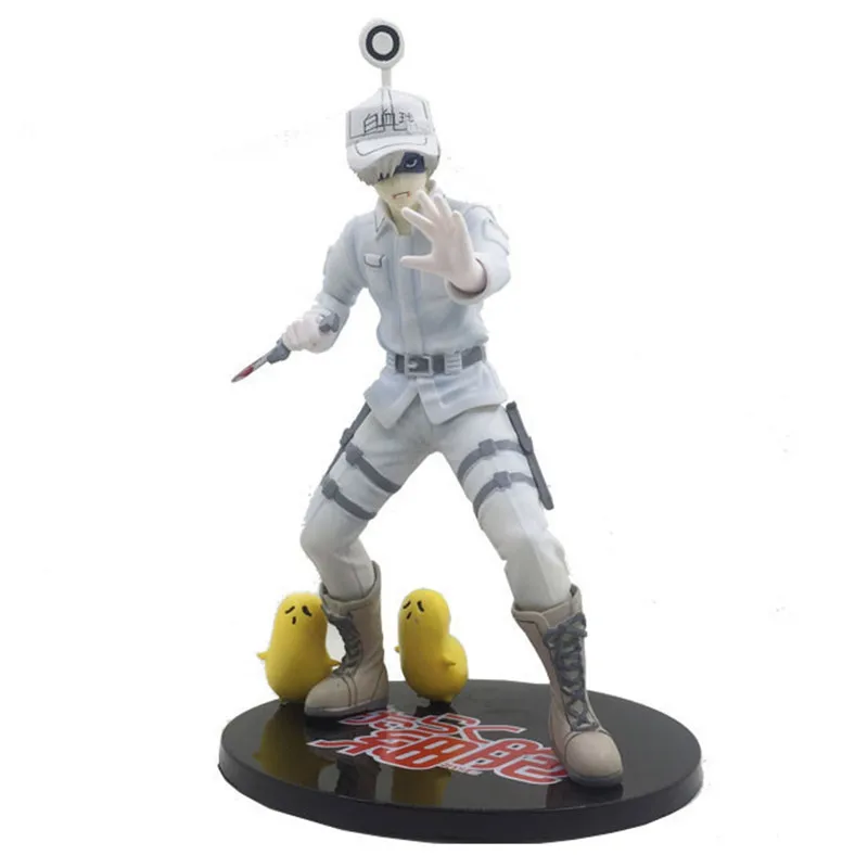 

Anime Cells At Work Action Model 18cm Figurine Leukocyte Standing PVC Collectible Children Pet Doll Toy Dolls Desktop Pops