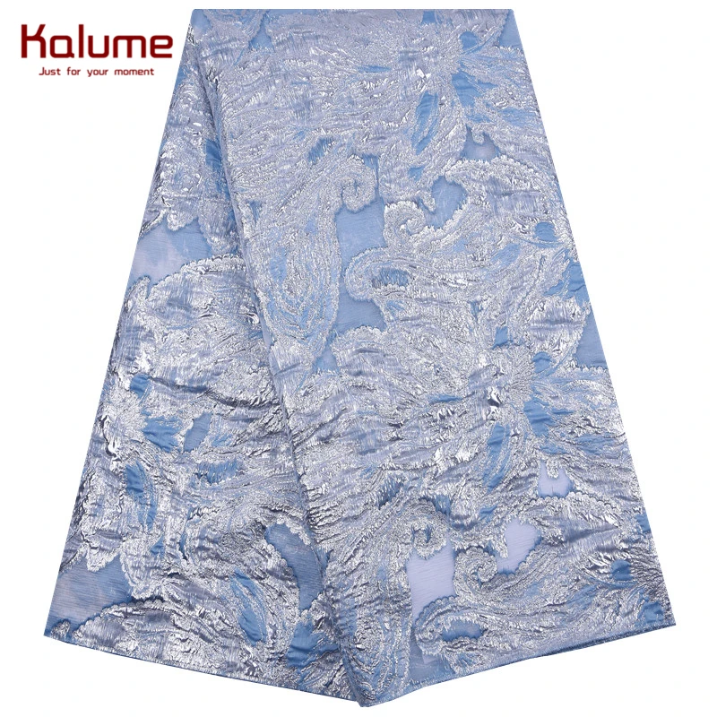 Kalume новейшая африканская позолоченная кружевная ткань с вышивкой французская
