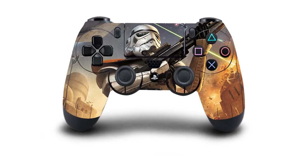 Наклейка контроллера PS4 Защитная крышка Виниловая наклейка для Playstation 4 PS4/Pro/Slim Gamepad Skins - Цвет: QBTM1114