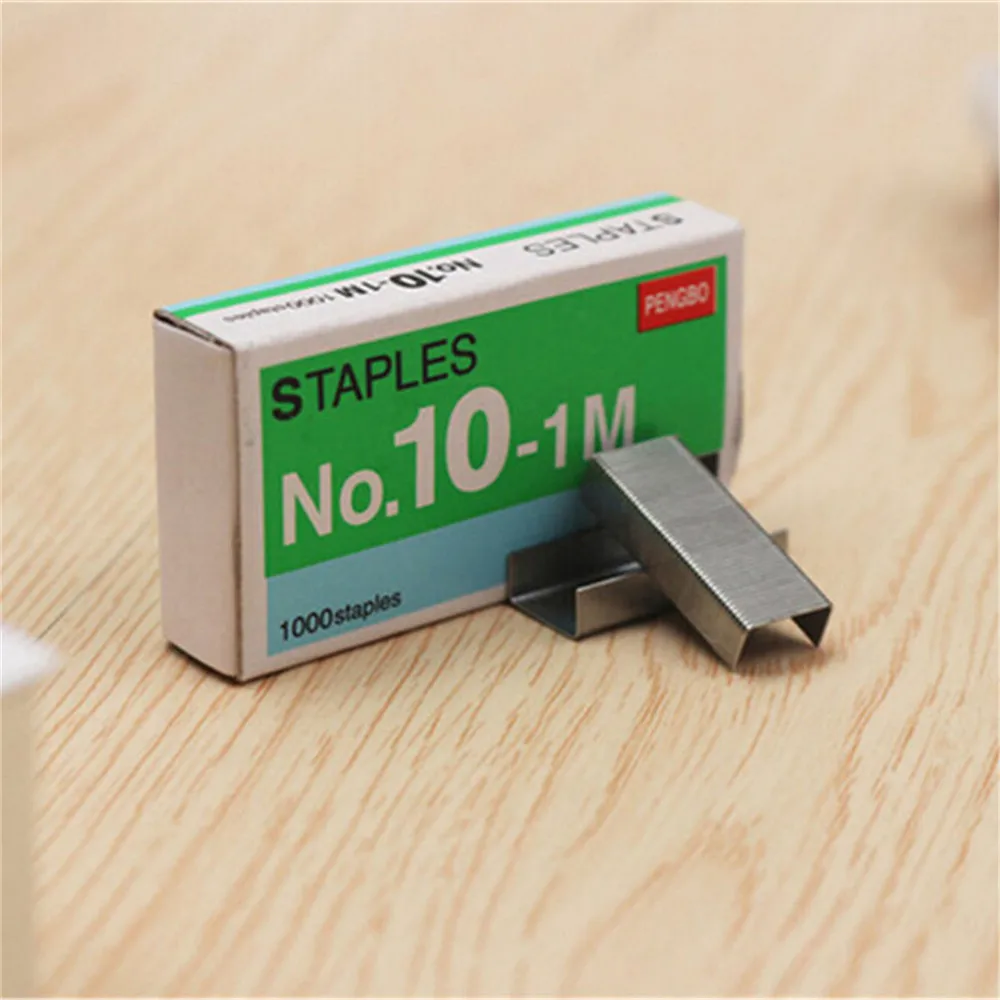 10 Box/lot No. Staples For Desktop Stapler Metal Office School Supplies Stationery Book Stitching Need | Канцтовары для офиса и