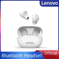 lenovo wireless bluetooth earphone sports waterproof earplugs super light touch button headset support fast charging