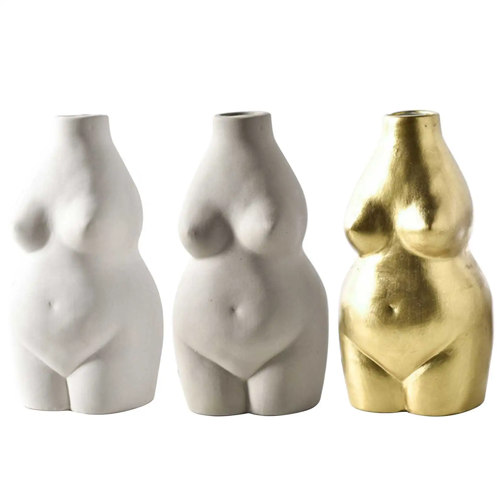 

Nordic Abstract Female Body Art Design Sculpture Vase Home Decoration Ceramic Planter Flower Pot Basket Ornaments