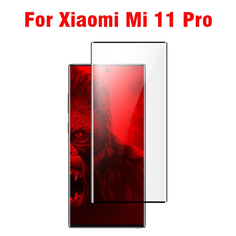 

Защитное стекло для Xiaomi Mi 11 Pro, закаленное, изогнутое