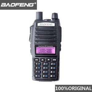 100% Оригинал Baofeng UV-82 Двухканальные рации Dual Band Радио домофон UV82 pofung двухстороннее Радио УКВ Портативный FM ветчиной трансивер радиостанция рация автомобильная радиостанции