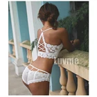 Женский бюстгальтер-Бралетт Luvme с вырезами, однотонное красивое кружевное нижнее белье на спине, сексуальный жилет, женский бюстгальтер без косточек, бесшовное нижнее белье