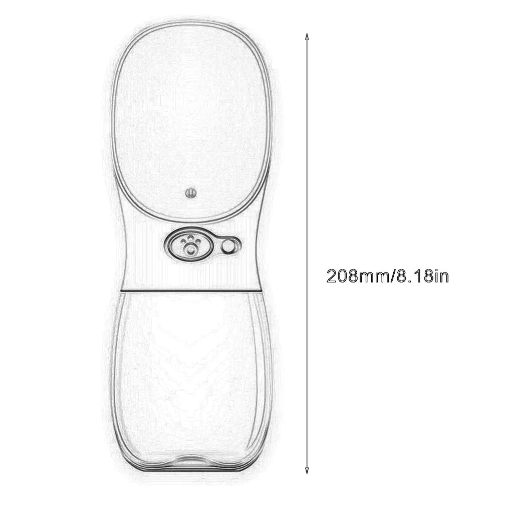 

1pcs Portable Pet Dog Water Bottle For Small Large Dogs Travel Puppy Cat Drinking Bowl Outdoor Pet Water Dispenser Feeder