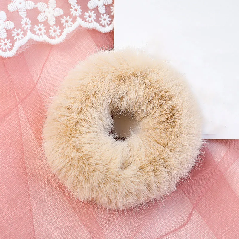 Новинка 2021 резинка для волос из меха норки женская резиновая эластичная заколка