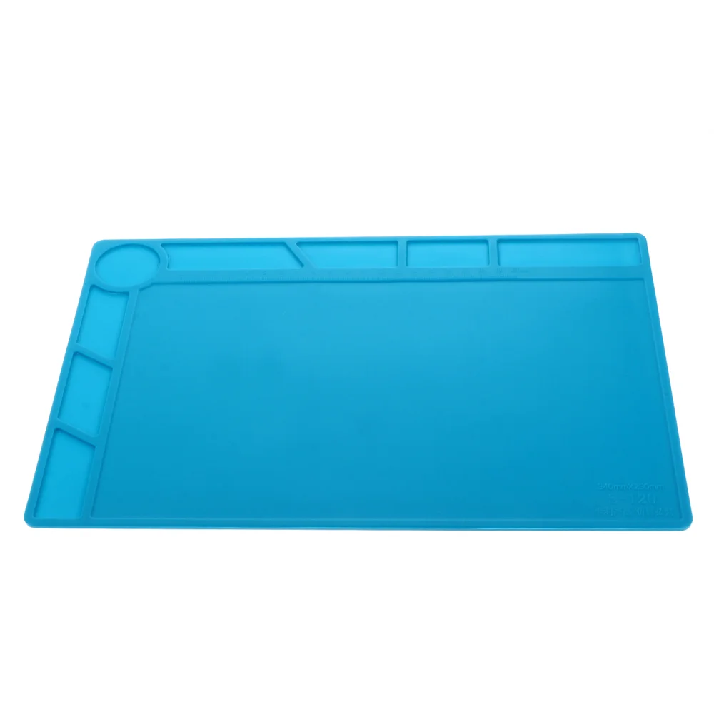

Heat Insulation Work Pad Heat-Resistant Soldering Silicone Mat Work Station