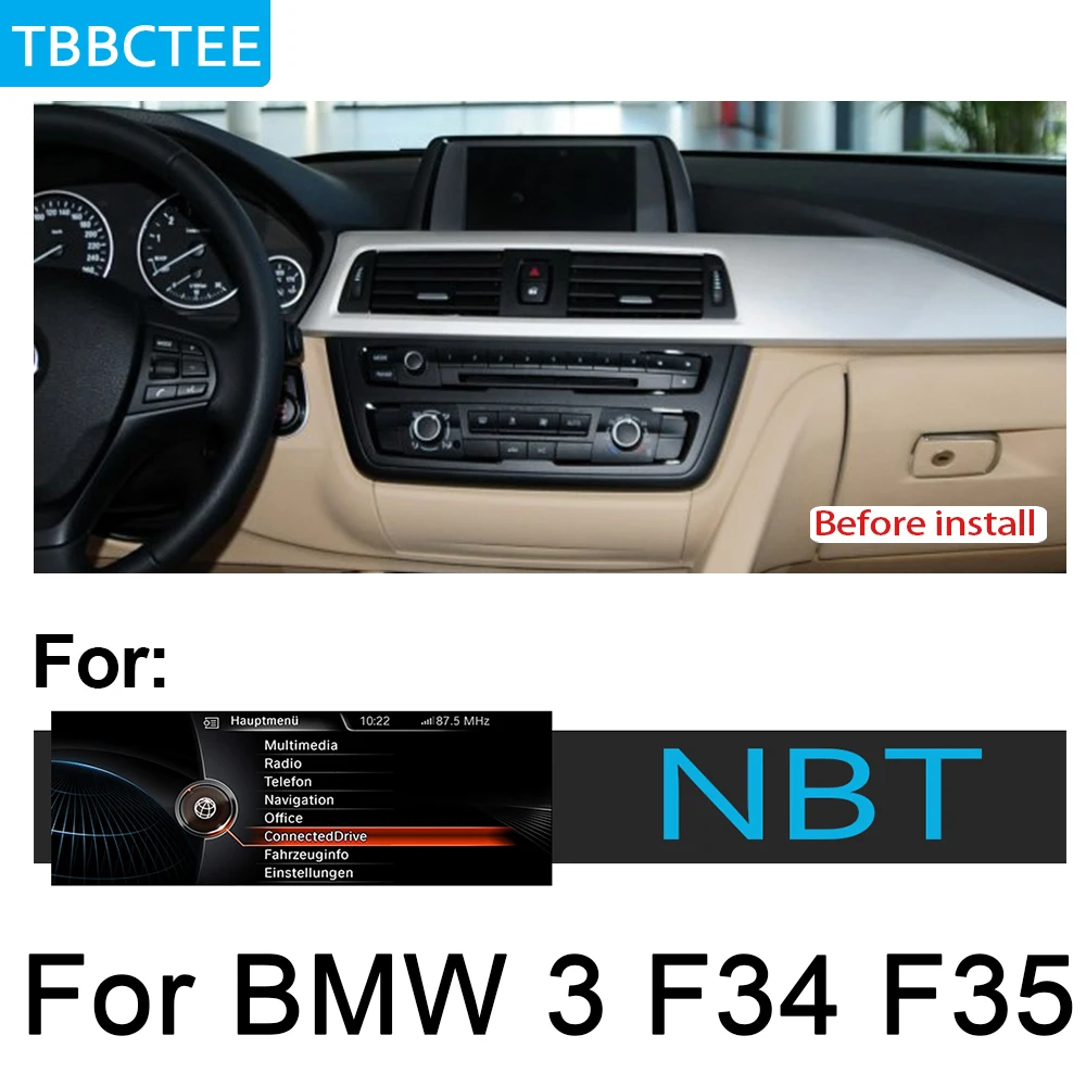 Для BMW 3 серии F34 F35 2013 ~ 2016 NBT автомобильная аудиосистема Android GPS-навигация WIFI 3G 4G