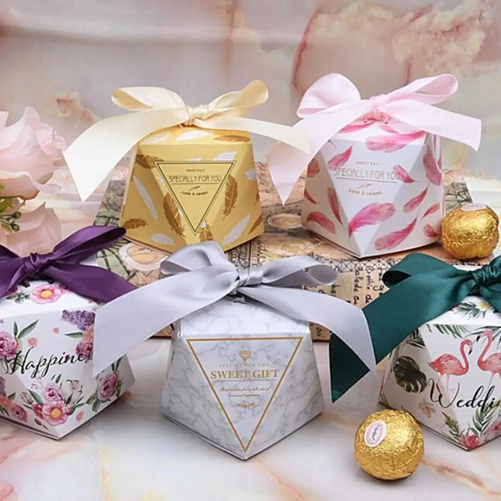 5 шт Мини любимые конфеты шоколадные подарочные коробки алмазные леса стиль