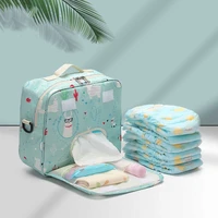 infant nappy storage bin baby diaper organizer reusable wipes bag caddy basket wetdry bag mummy storage bag travel nappy bag