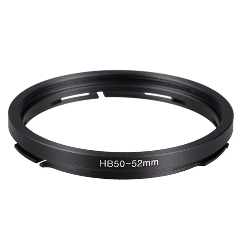 Filter Adapter For HB HASSELBLAD Bayonet 50 Lens to 52mm Screw Thread Ring B50-52mm Step Up Ring Filter Adapter /50mm Lens to 52
