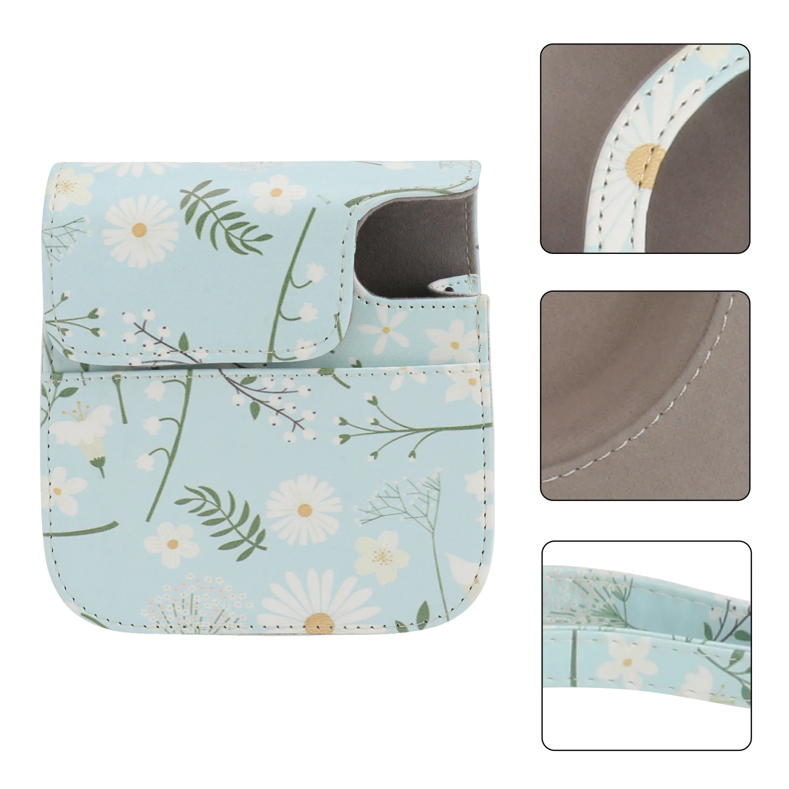 

PU Leather Camera Bag Protective Case for Mini 8/ 8+/ Instant Camera (Chrysanthemum)