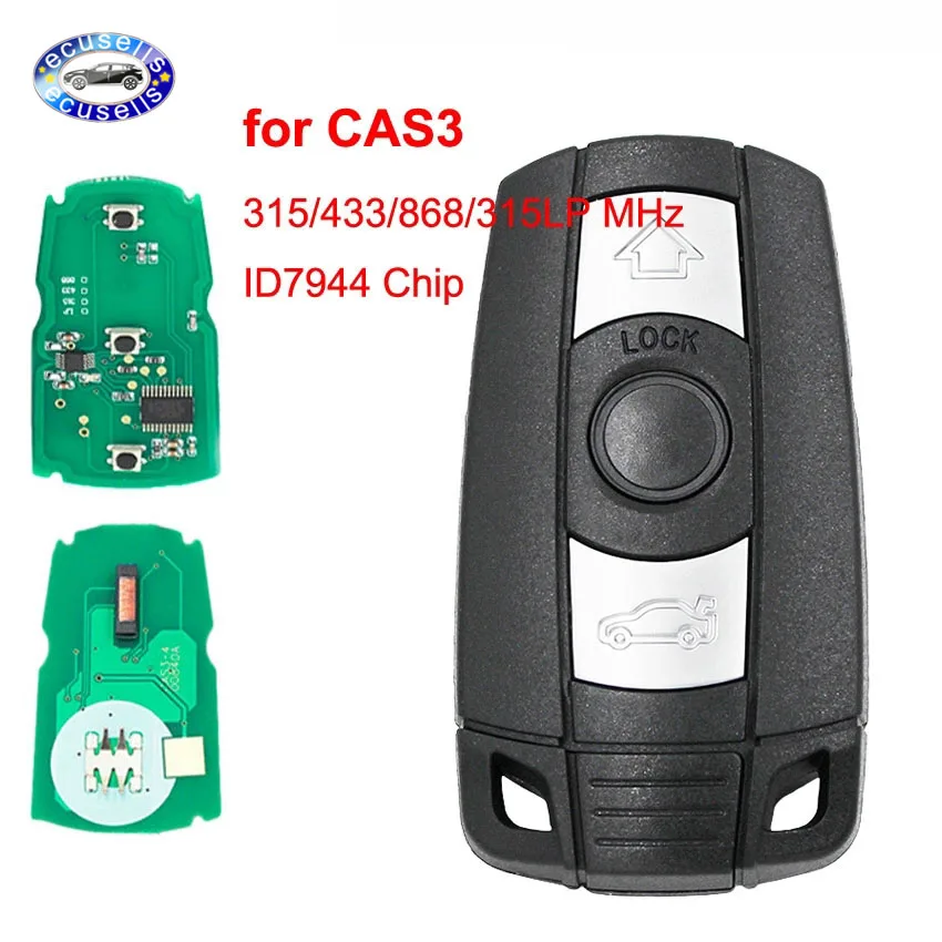 3 кнопочный дистанционный смарт ключ для BMW 1 5 6 серии X1 X5 X6 Z4 315/434/868/315LP МГц чип