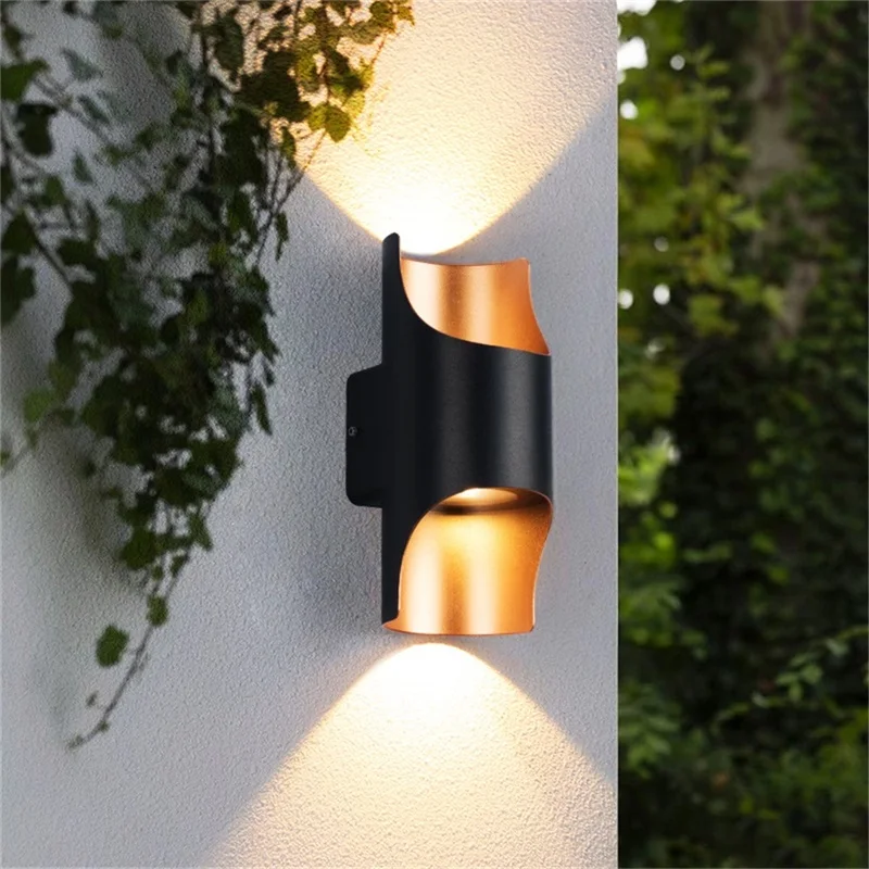 

Современный настенный уличный светильник OUFULA, водонепроницаемая светодиодная простая лампа IP65 для дома, крыльца, балкона, виллы