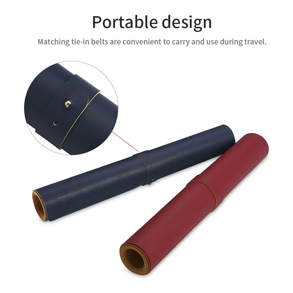 

Mouse Pad Double-Side Portable Large Mouse Pad Gaming Mousepad Laptop Pad PU Leather Desk Pad Mousepad Keyboard Table Cover Dota