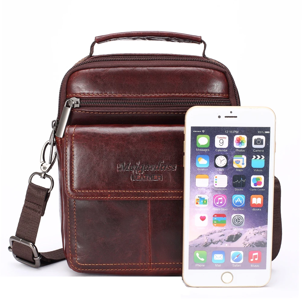 Сумка мессенджер MEIGARDASS Мужская из натуральной кожи|bags with|leather men messenger bagmen bags |