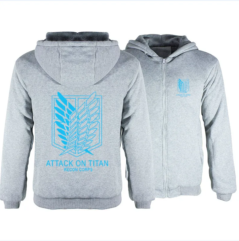 Для взрослых мужчин и женщин новая Толстовка Япония Аниме Атака Титанов Scout Regiment