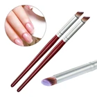 Градиентная Кисть для ногтей кисточки для маникюра с эффектом омбре УФ-Гель-лак ручка для рисования Инструменты для ногтей Цветущая краска ручки для рисования