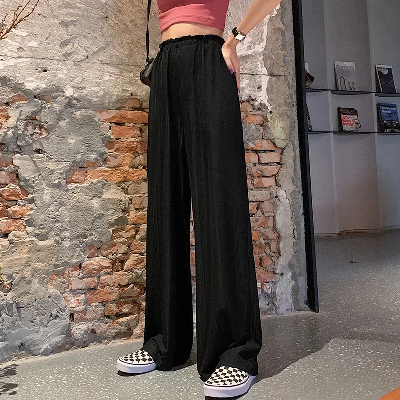 A259-Summer trendy one button skinny pants wide leg | Мужская одежда
