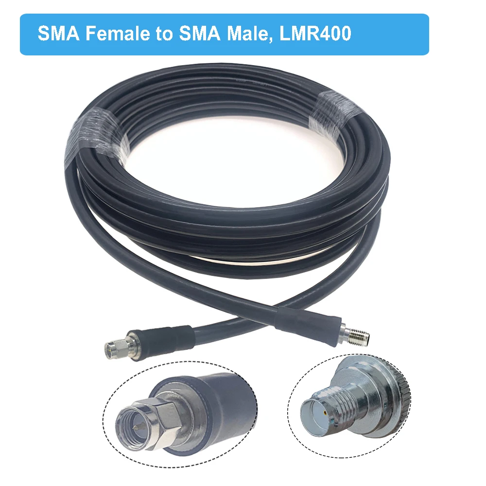 LMR400 кабель SMA разъем для Вилочная часть разъема 50 Ohm 50-7 низкие потери коаксиальный
