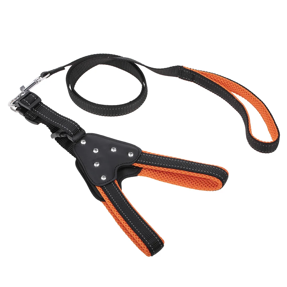 Шлейка для собак регулируемые шлейки Стразы со стразами металлические крючки
