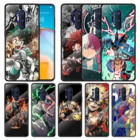 tempered glass cover my hero academia for oneplus 9r 9 8t 8 nord z 7t 7 pro 5g shockproof shell phone case capa