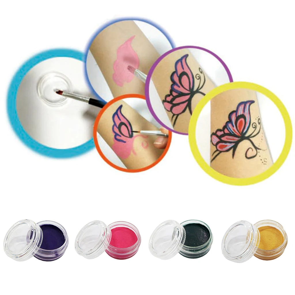 Краска для лица светильник дышащие профессиональные краски тела Детские