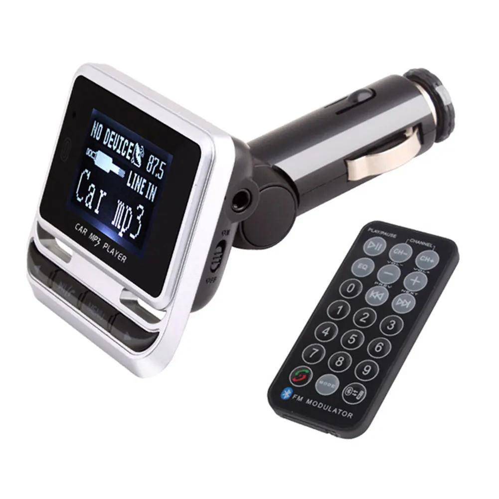 

MP3 Player Kit Fast Charging Remote Control Universal LCD FM Transmitter Radio Bluetooth Car Intelligent Wireless Call Audio